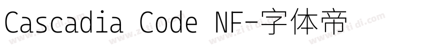 Cascadia Code NF字体转换